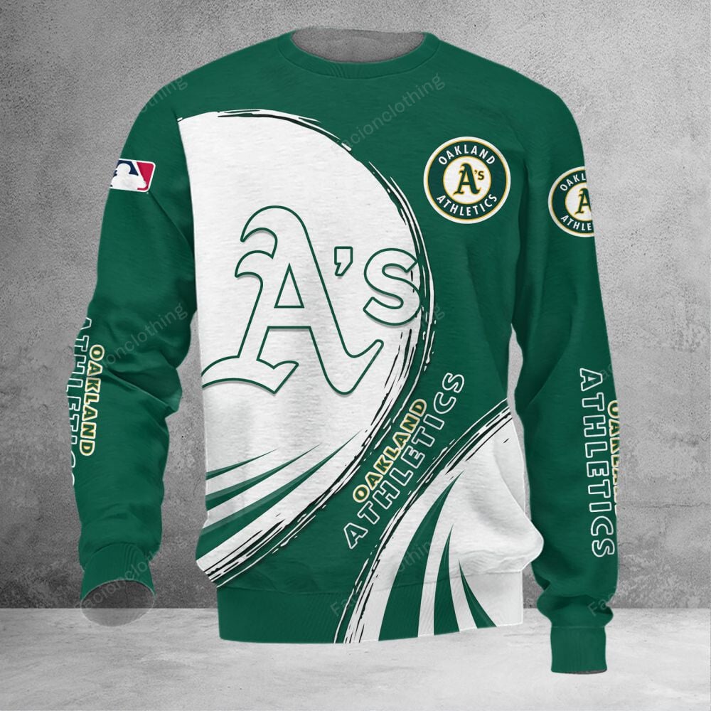 Sportswearmerch Oakland Athletics MLB Personalized Sweater For Fan