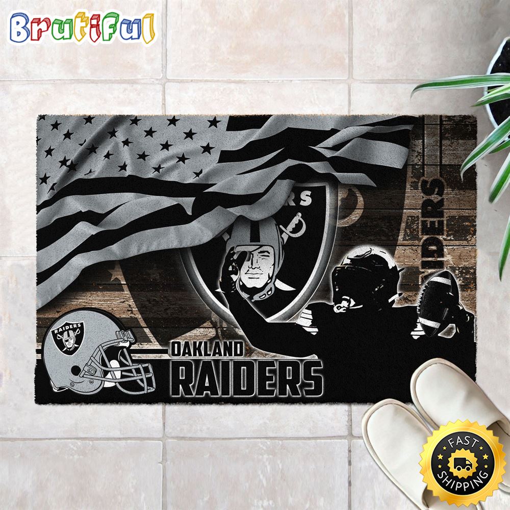 Sportswearmerch Oakland Raiders NFL Doormat For Fan