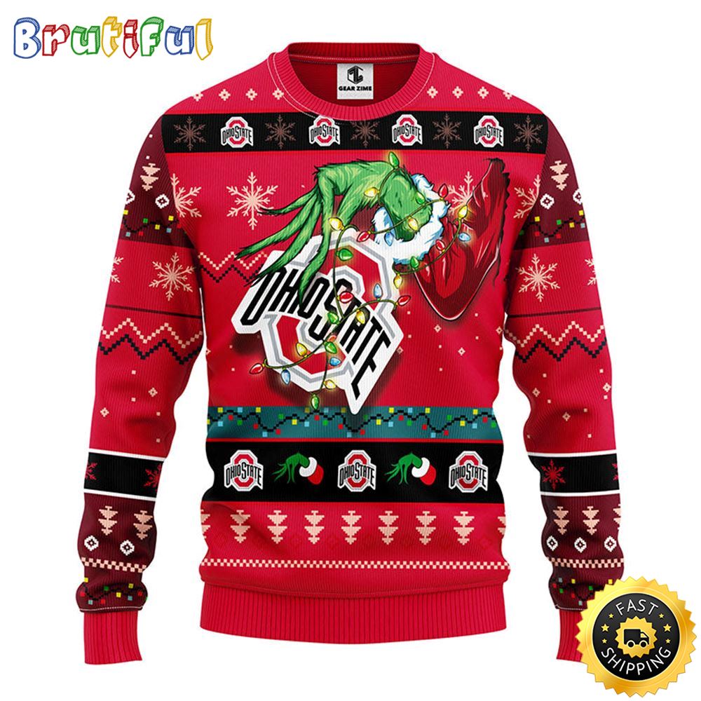 Sportswearmerch Ohio State Buckeyes NCAA Christmas Sweater For Fan