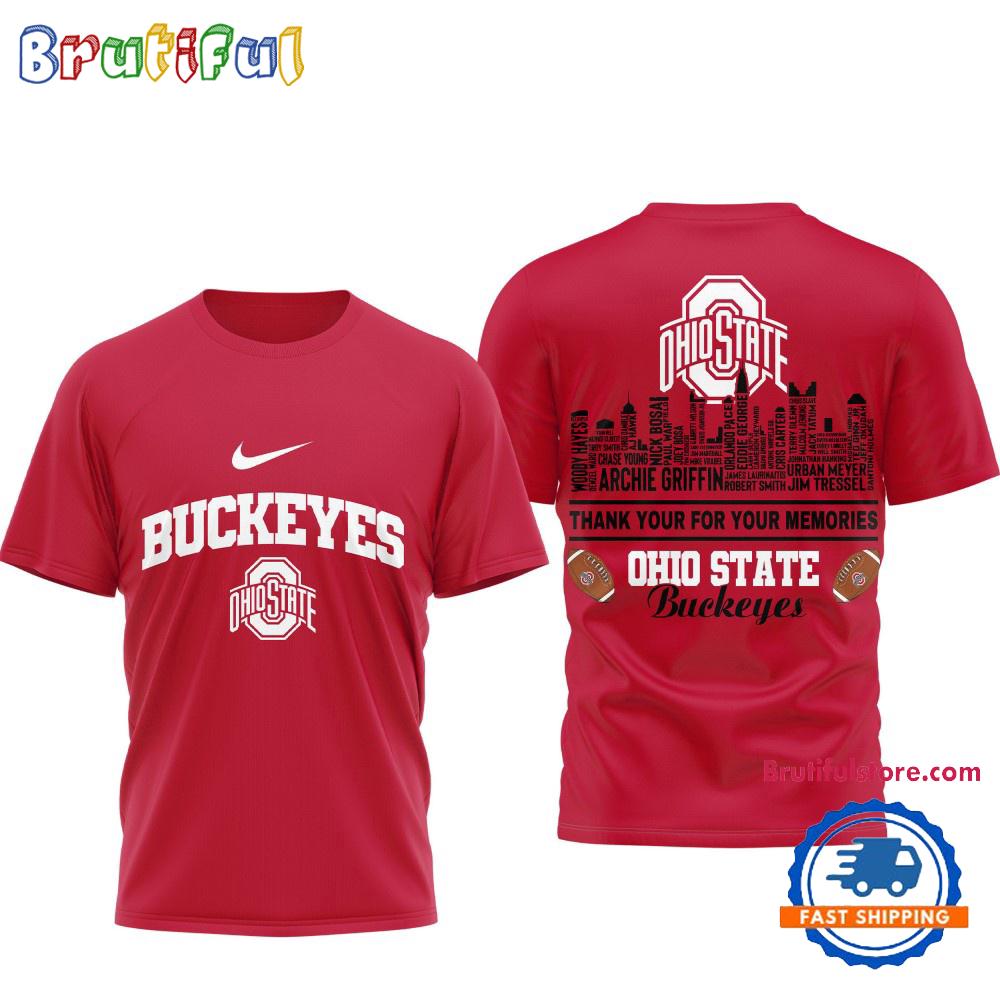 Sportswearmerch Ohio State Buckeyes NCAA Legends of the Game Limited Edition T-Shirt For Fan