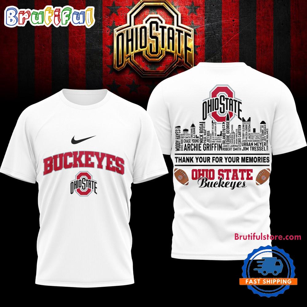 Sportswearmerch Ohio State Buckeyes NCAA Legends of the Game T-Shirt For Fan