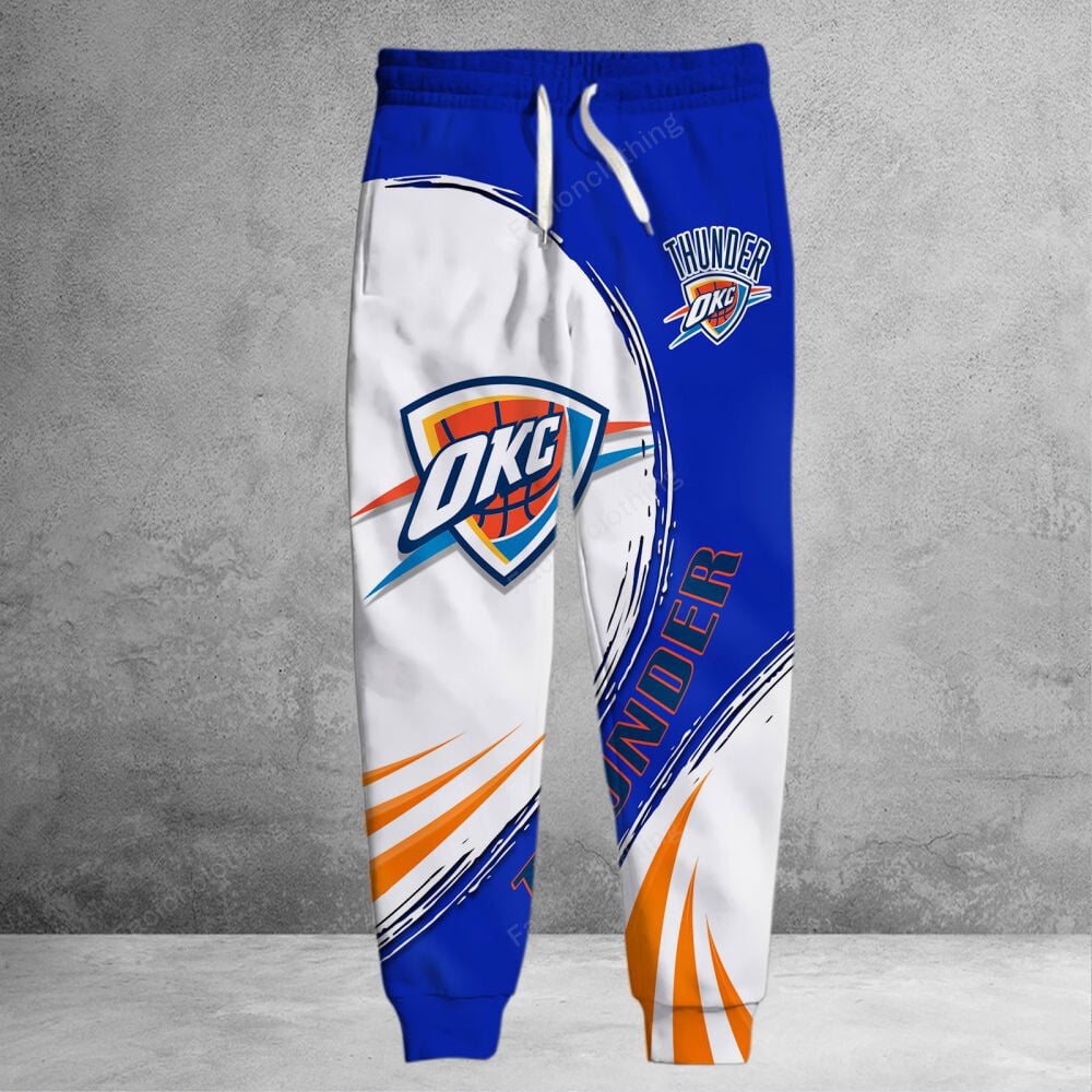Sportswearmerch Oklahoma City Thunder NBA Personalized Long Pant For Fan