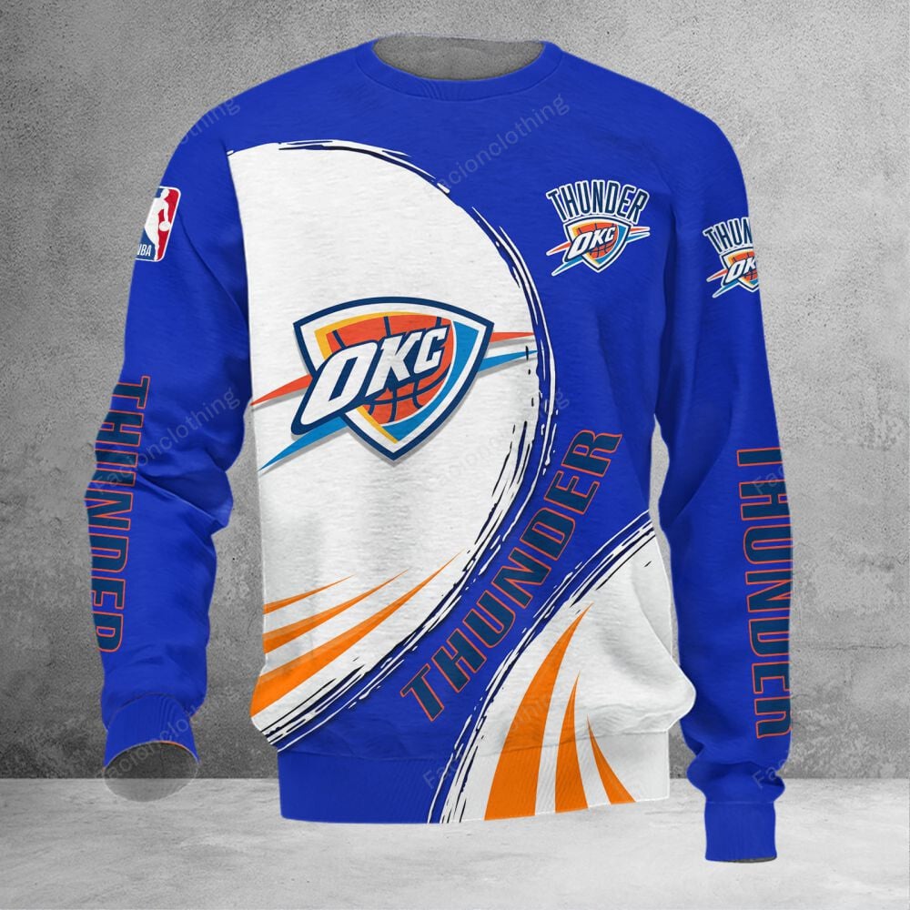 Sportswearmerch Oklahoma City Thunder NBA Personalized Sweater For Fan
