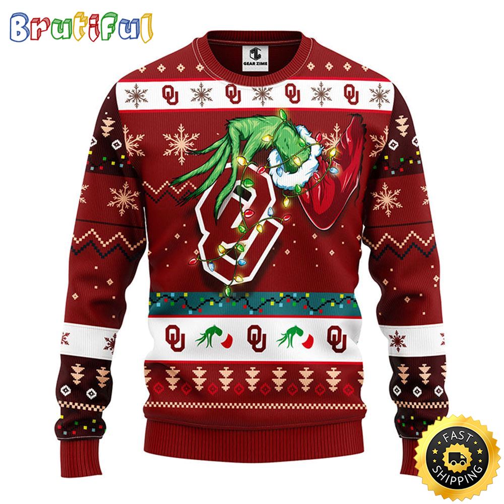 Sportswearmerch Oklahoma Sooners NCAA Christmas Sweater For Fan