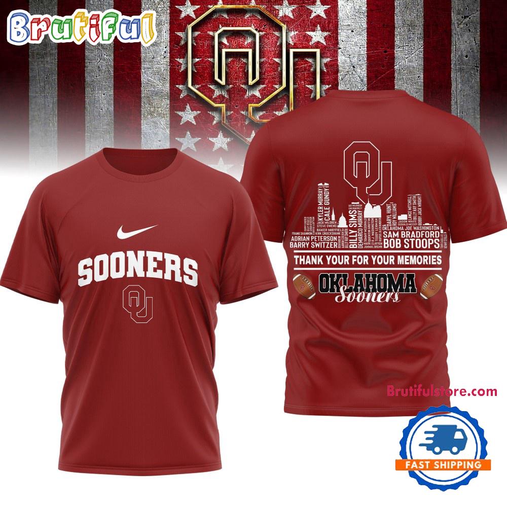 Sportswearmerch Oklahoma Sooners NCAA Legends Of The Game 3D Shirt For Fan