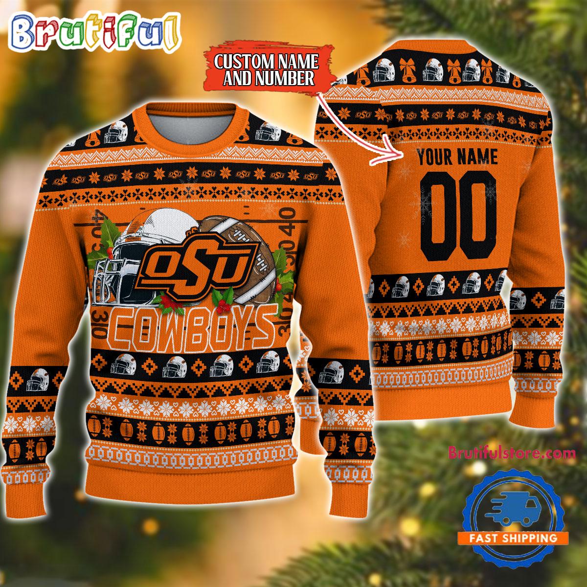 Sportswearmerch Oklahoma State Cowboys NCAA Christmas Sweater For Fan