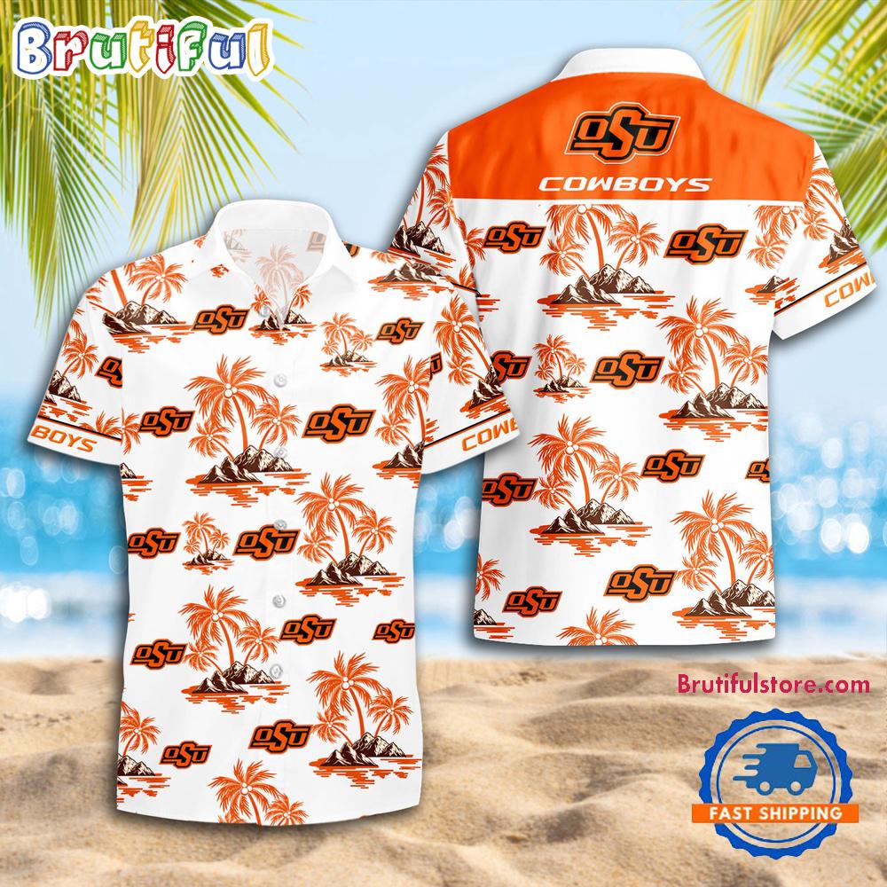Sportswearmerch Oklahoma State Cowboys NCAA Summer Personalized Hawaiian Shirt For Fan