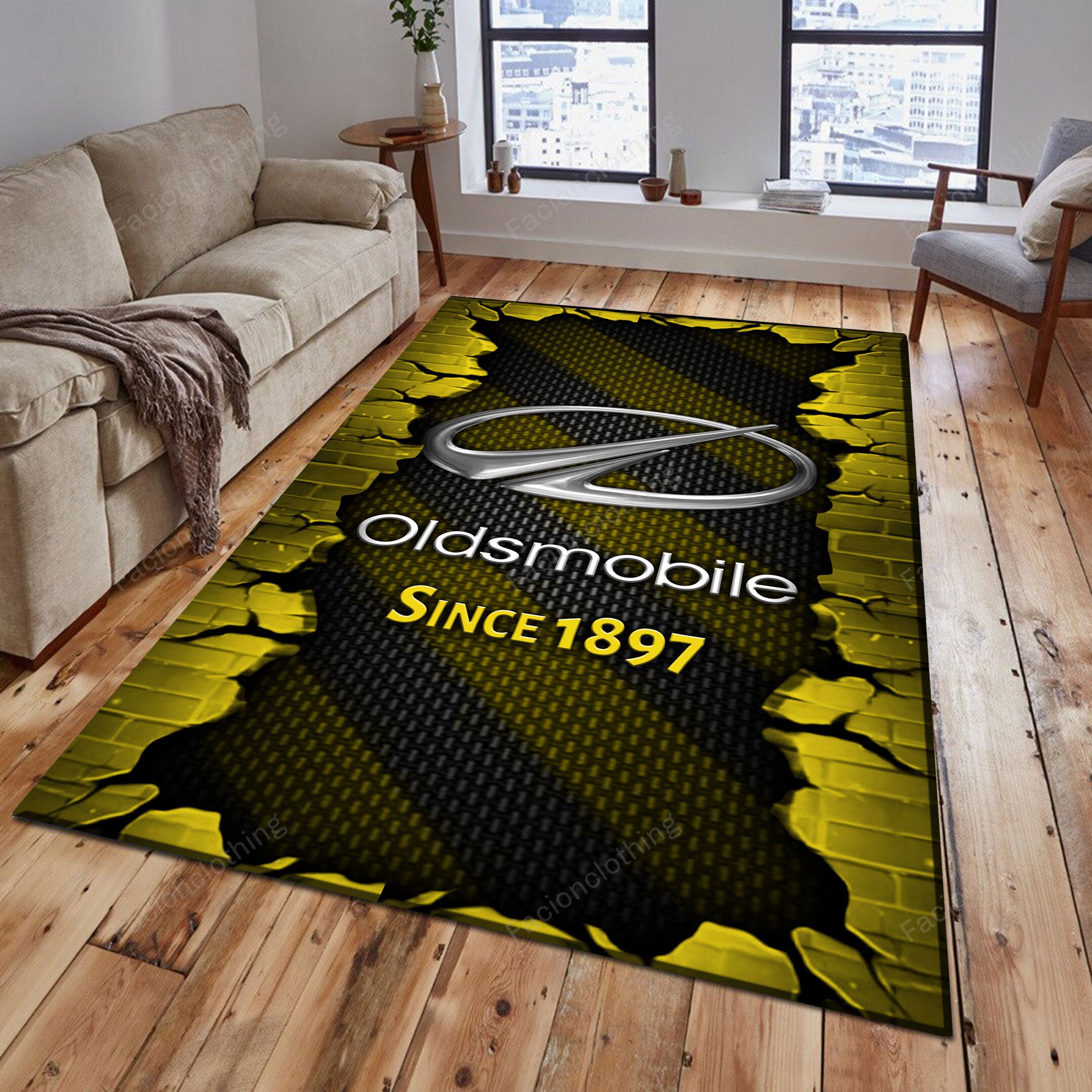 Sportswearmerch Oldsmobile Car Personalized Rug For Fan