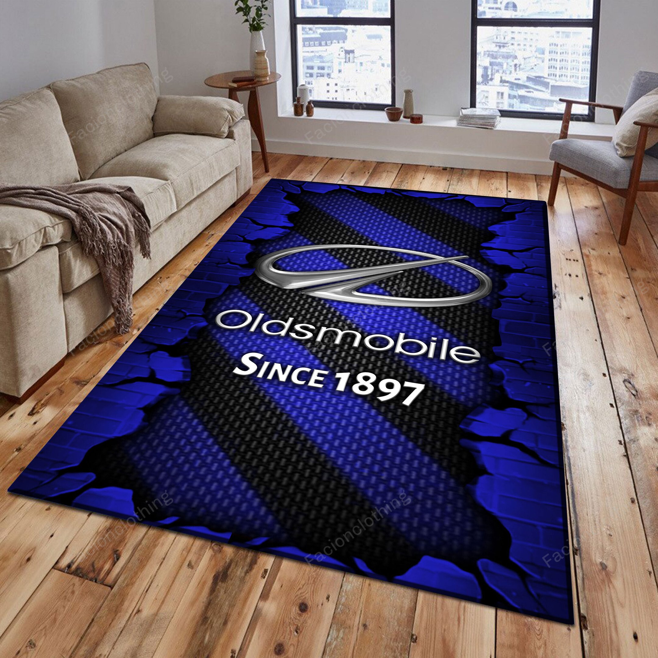 Sportswearmerch Oldsmobile Car Personalized Rug For Fan