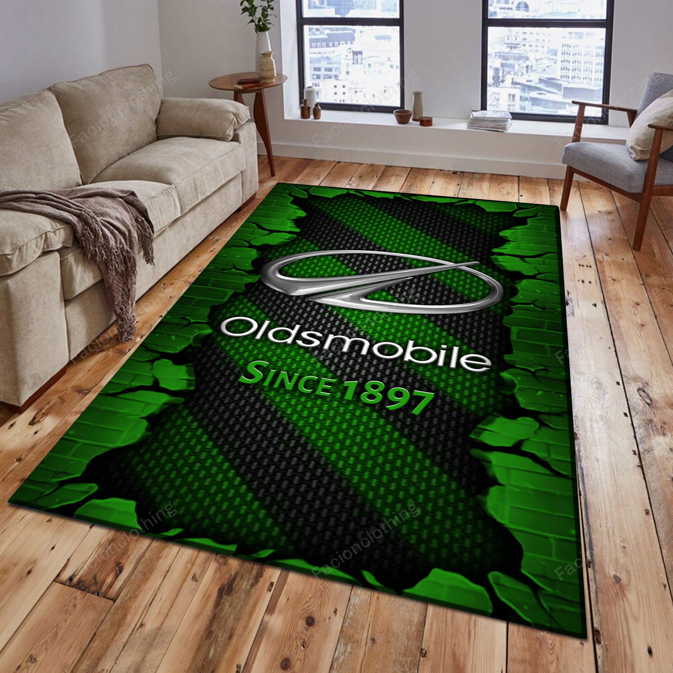 Sportswearmerch Oldsmobile Car Personalized Rug For Fan