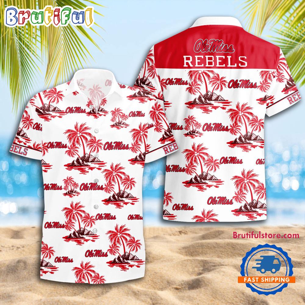 Sportswearmerch Ole Miss Rebels NCAA Summer Personalized Hawaiian Shirt For Fan