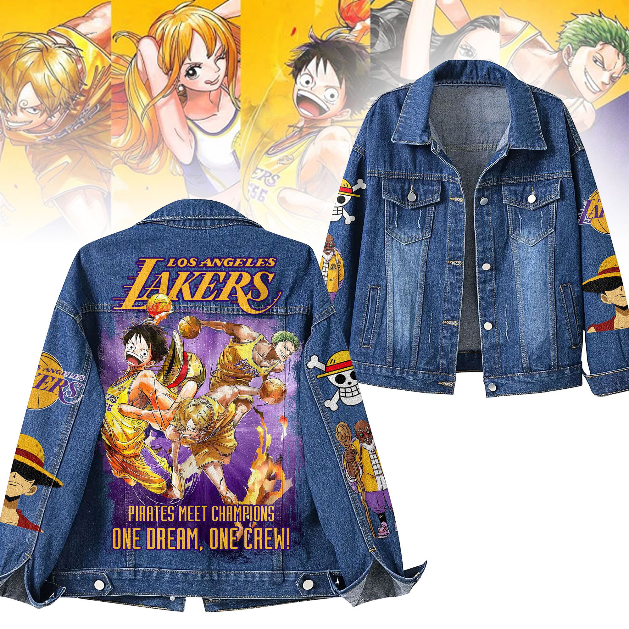 Sportswearmerch One Piece Denim Jacket Gift For Fans