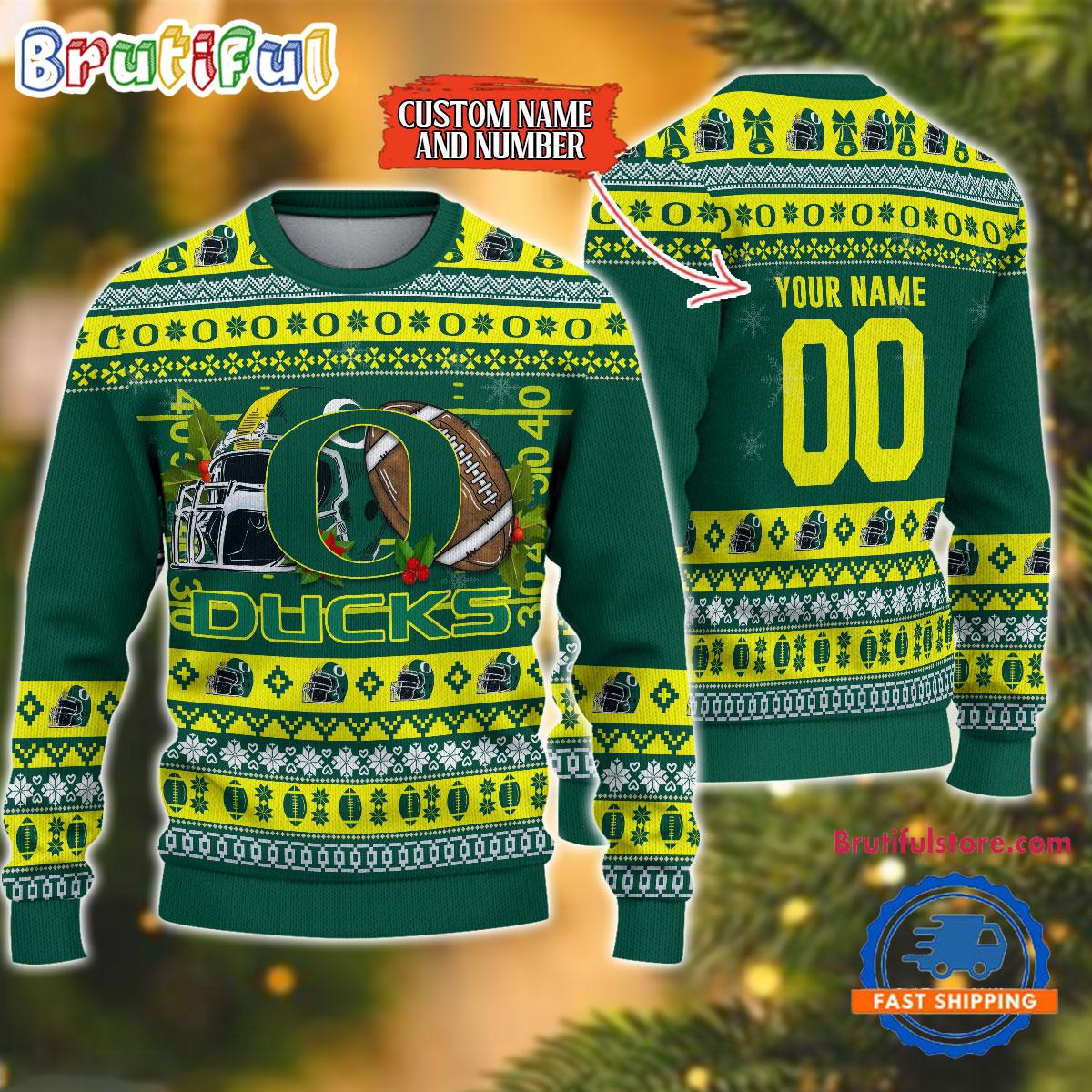 Sportswearmerch Oregon Ducks NCAA Christmas Sweater For Fan