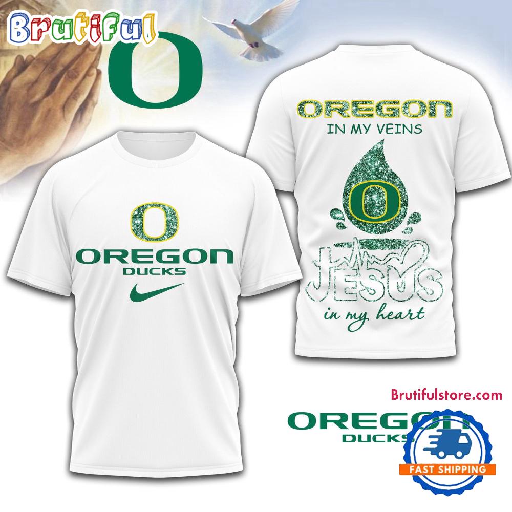 Sportswearmerch Oregon Ducks NCAA In My Heart T-Shirt For Fan