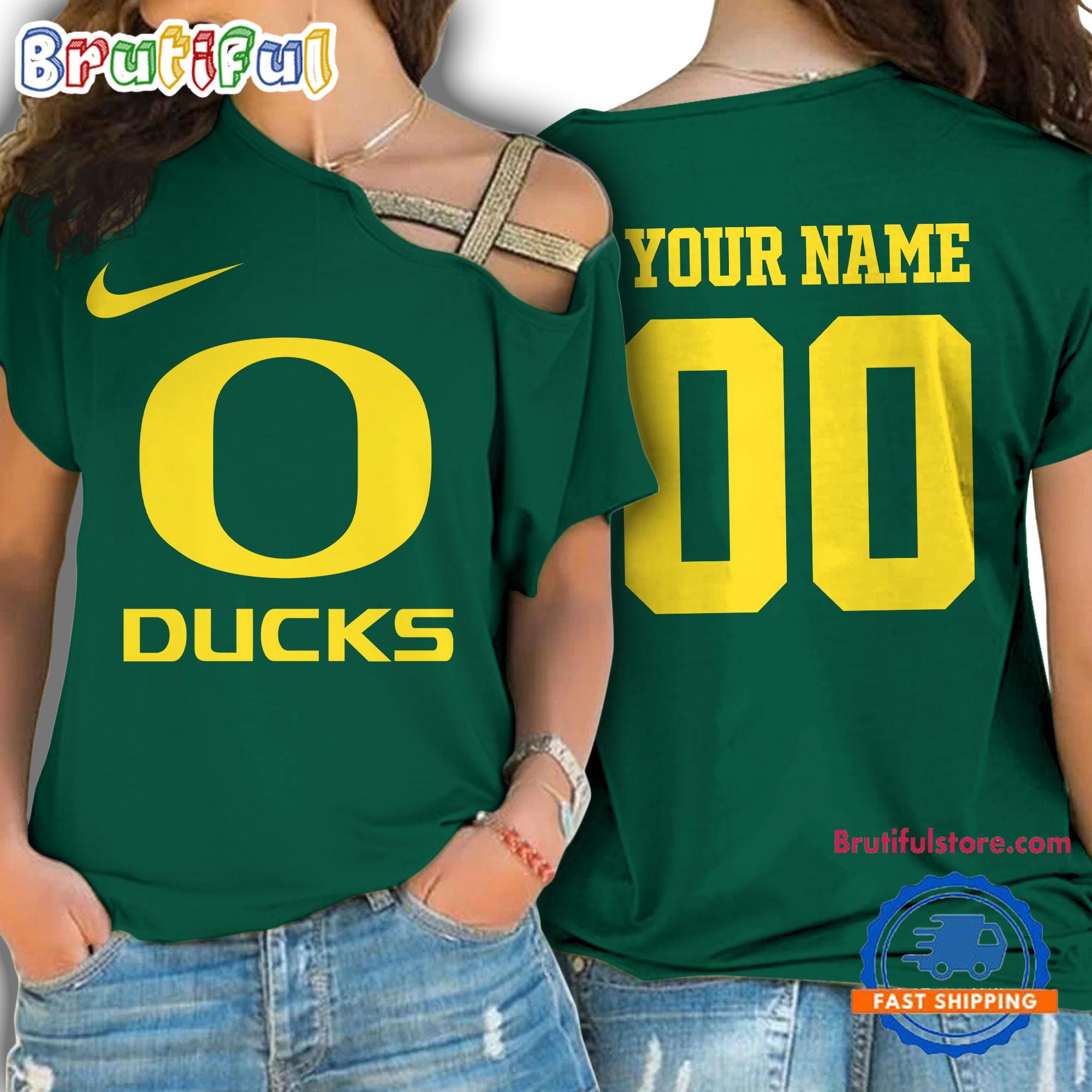Sportswearmerch Oregon Ducks NCAA Strapless Sleeve Short For Fan