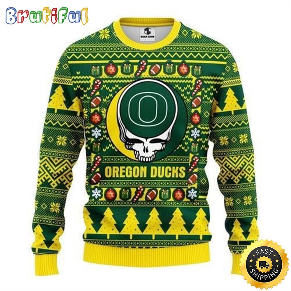 Sportswearmerch Oregon Ducks NCAA Ugly Christmas Sweater For Fan