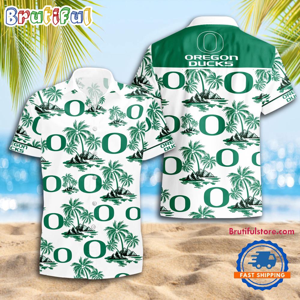 Sportswearmerch Oregon Oregon Ducks NCAA Summer Personalized Hawaiian Shirt For Fan