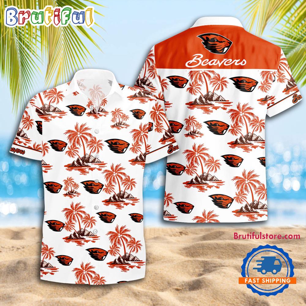 Sportswearmerch Oregon State Beavers NCAA Summer Personalized Hawaiian Shirt For Fan