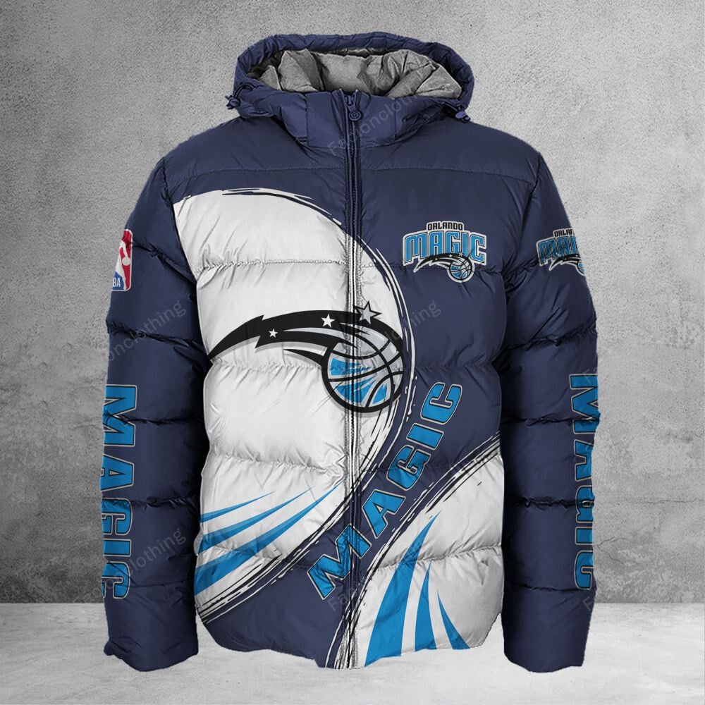 Sportswearmerch Orlando Magic NBA Personalized Puffer Jacket For Fan