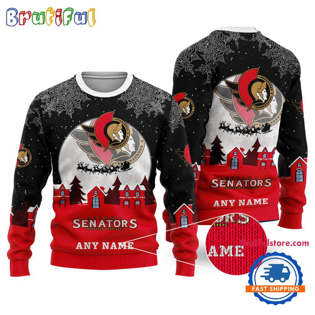 Sportswearmerch Ottawa Senators NHL Christmas Sweater For Fan