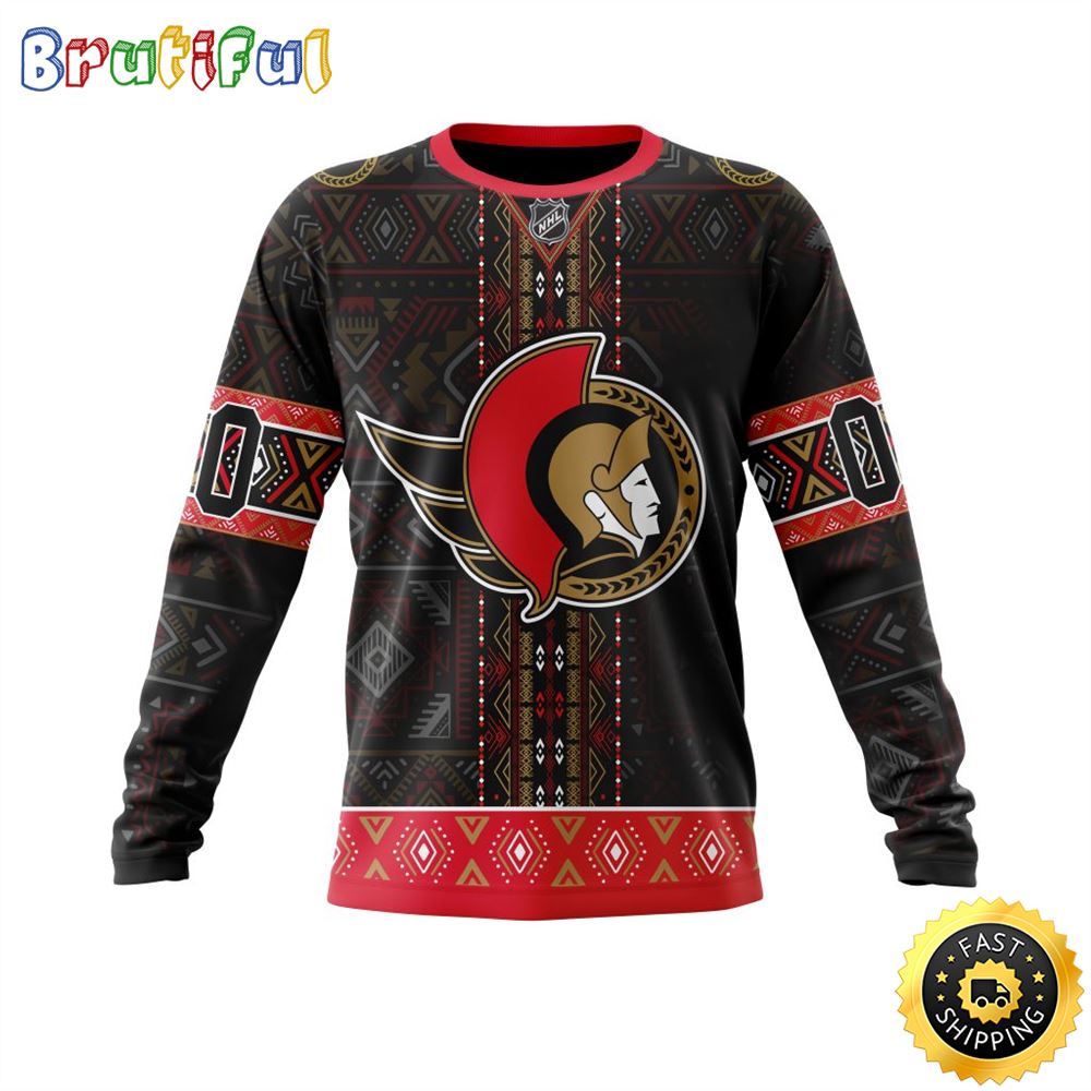 Sportswearmerch Ottawa Senators NHL Personalized Sweater For Fan