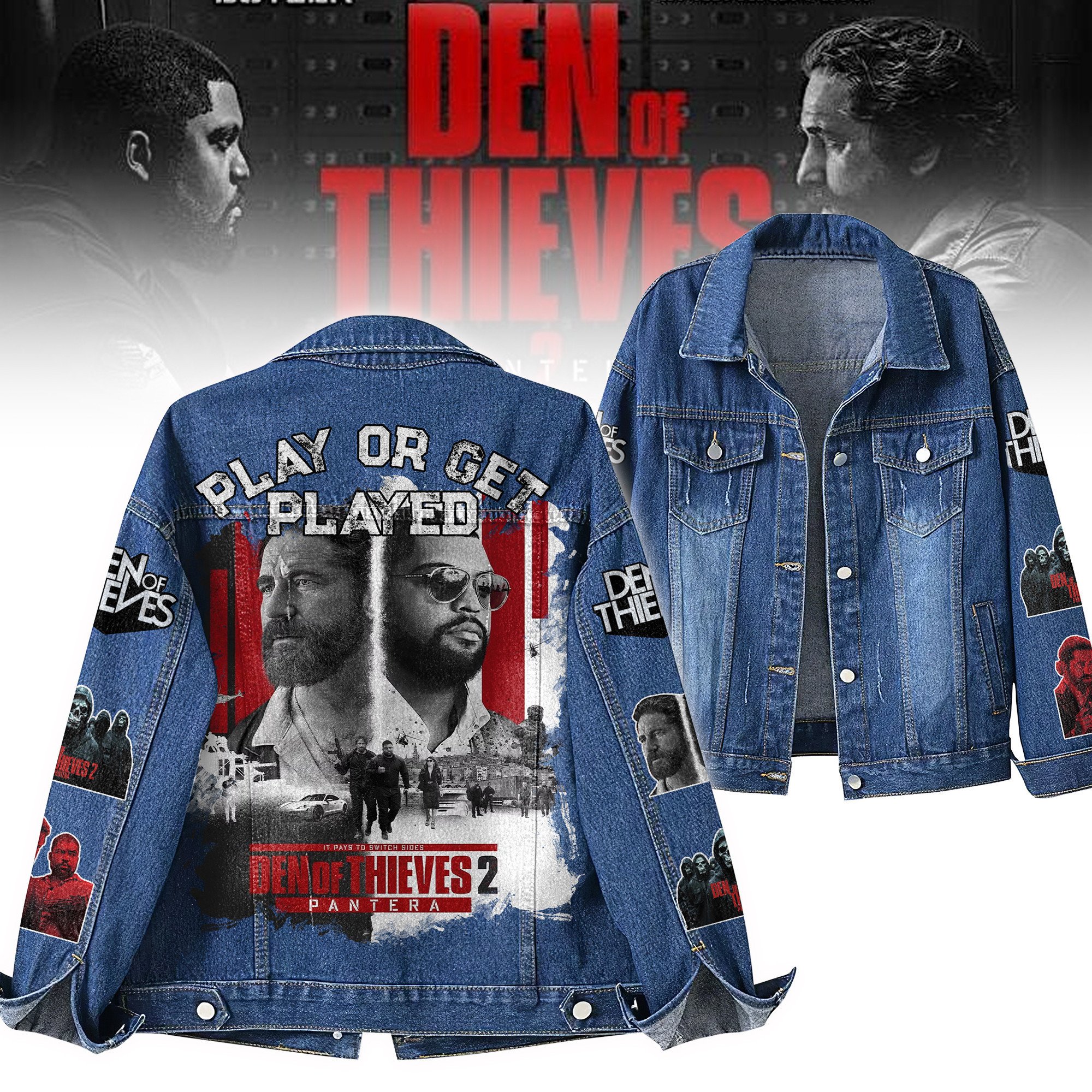 Sportswearmerch Pantera Denim Jacket Gift For Fans