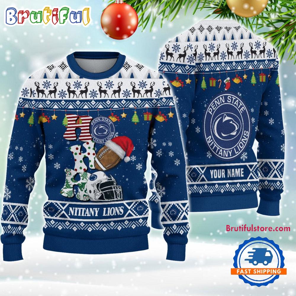 Sportswearmerch Penn State Nittany Lions NCAA Personalized Christmas Sweater For Fan