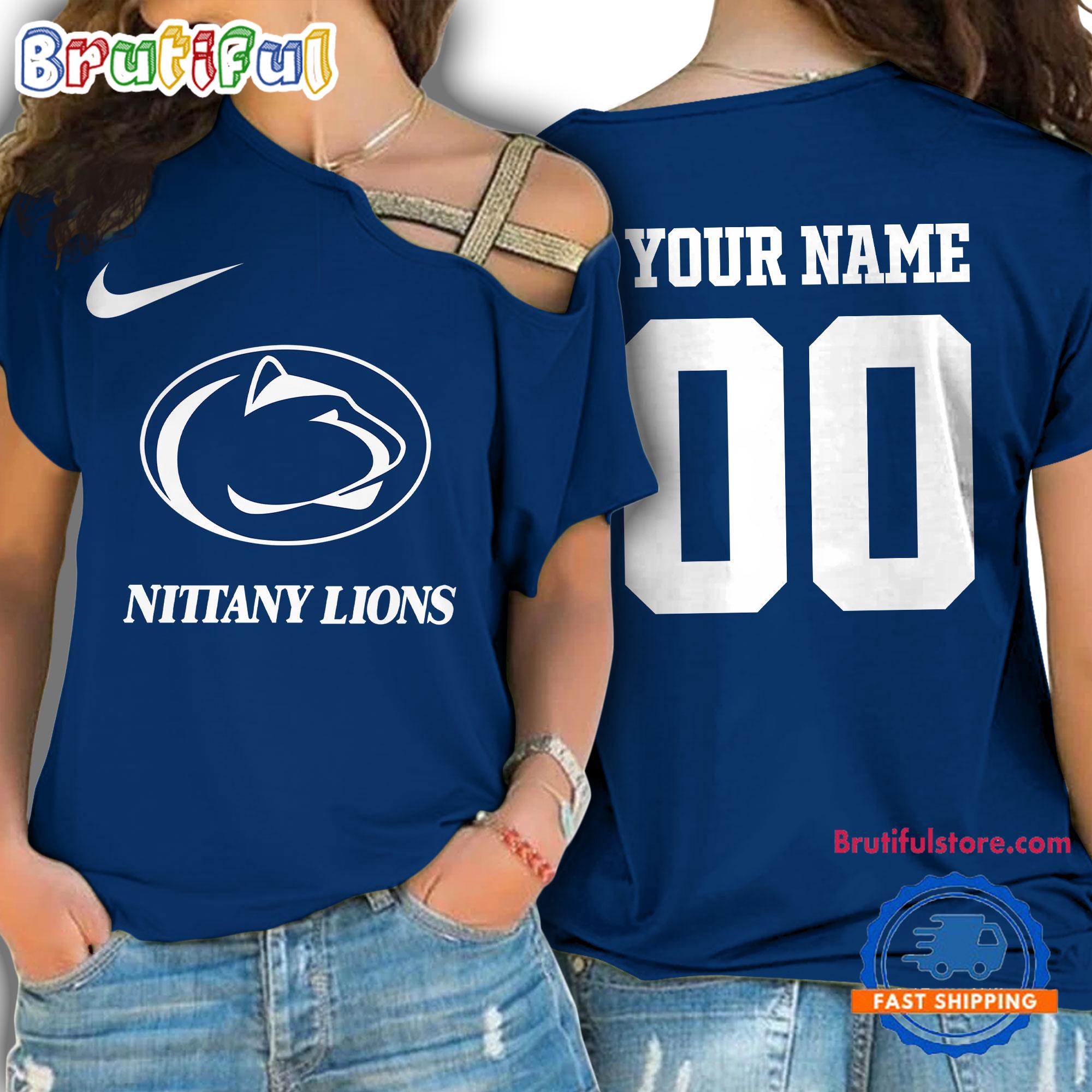 Sportswearmerch Penn State Nittany Lions NCAA Strapless Sleeve Short For Fan
