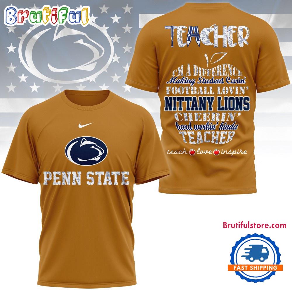 Sportswearmerch Penn State Nittany Lions NCAA Teacher Pride 2025 T-Shirt For Fan