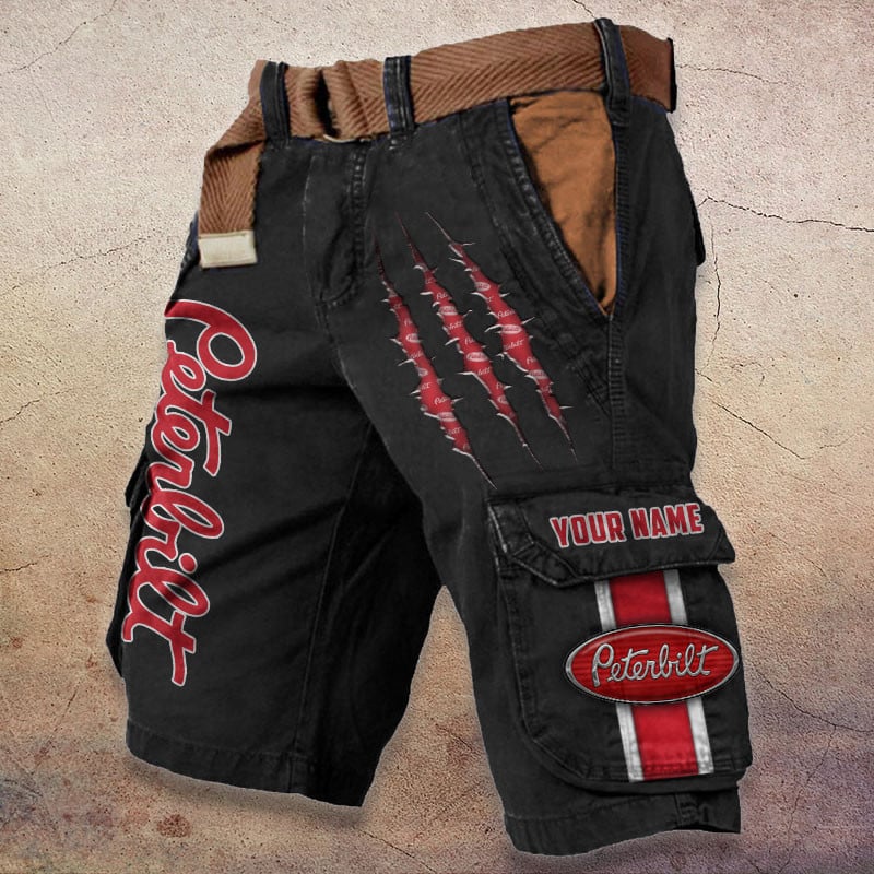 Sportswearmerch Peterbilt Truck Denim Short For Fan