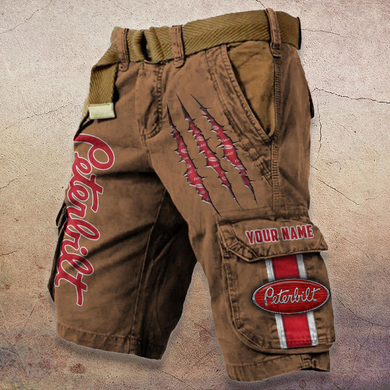 Sportswearmerch Peterbilt Truck Denim Short For Fan