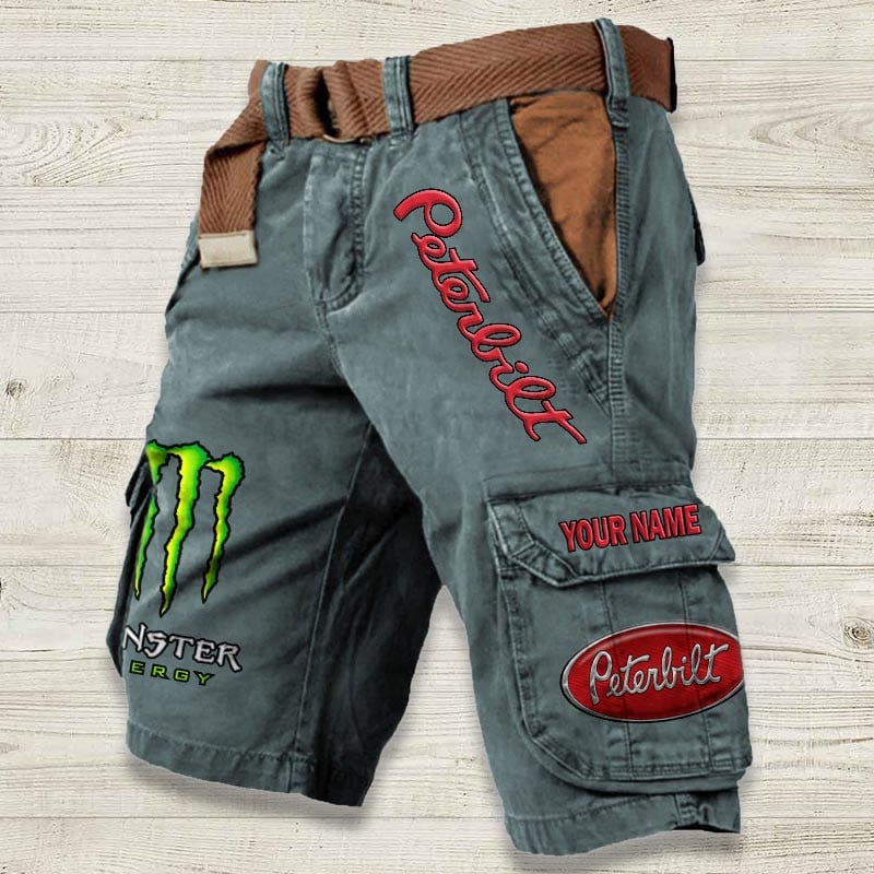 Sportswearmerch Peterbilt Truck Denim Short For Fan