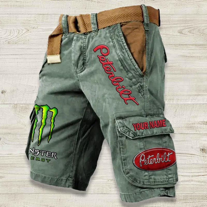 Sportswearmerch Peterbilt Truck Denim Short For Fan