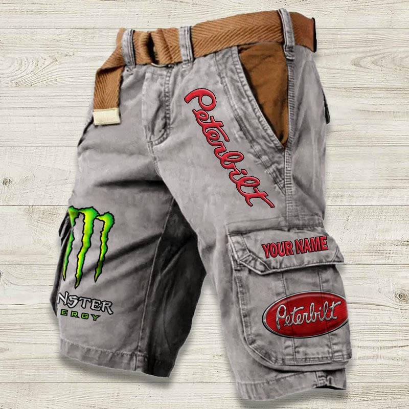Sportswearmerch Peterbilt Truck Denim Short For Fan