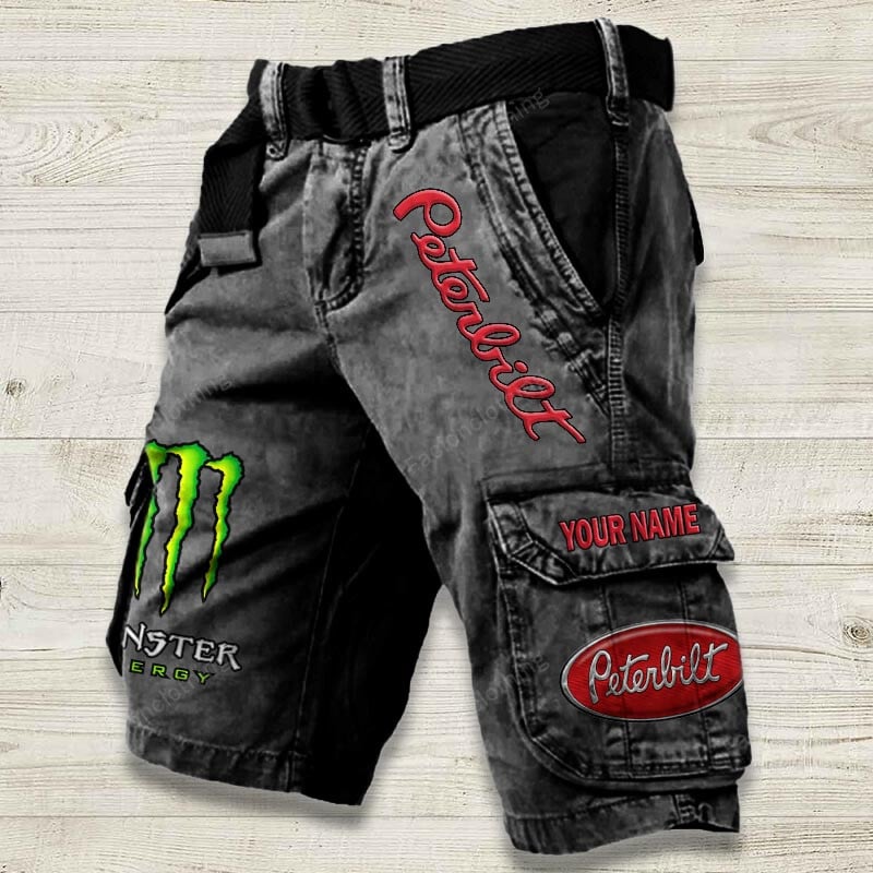 Sportswearmerch Peterbilt Truck Denim Short For Fan