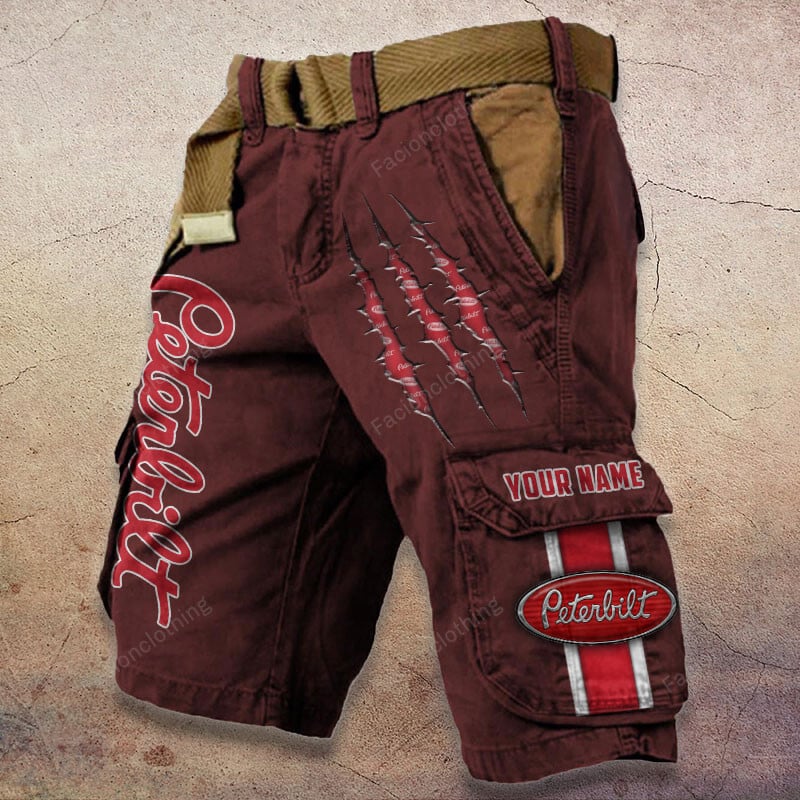Sportswearmerch Peterbilt Truck Denim Short For Fan