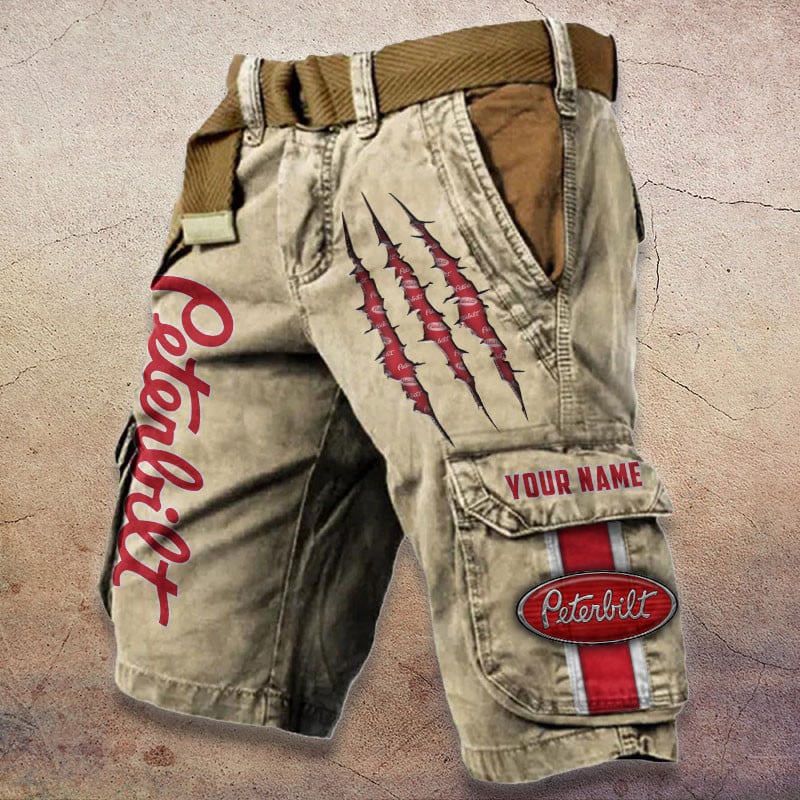 Sportswearmerch Peterbilt Truck Denim Short For Fan
