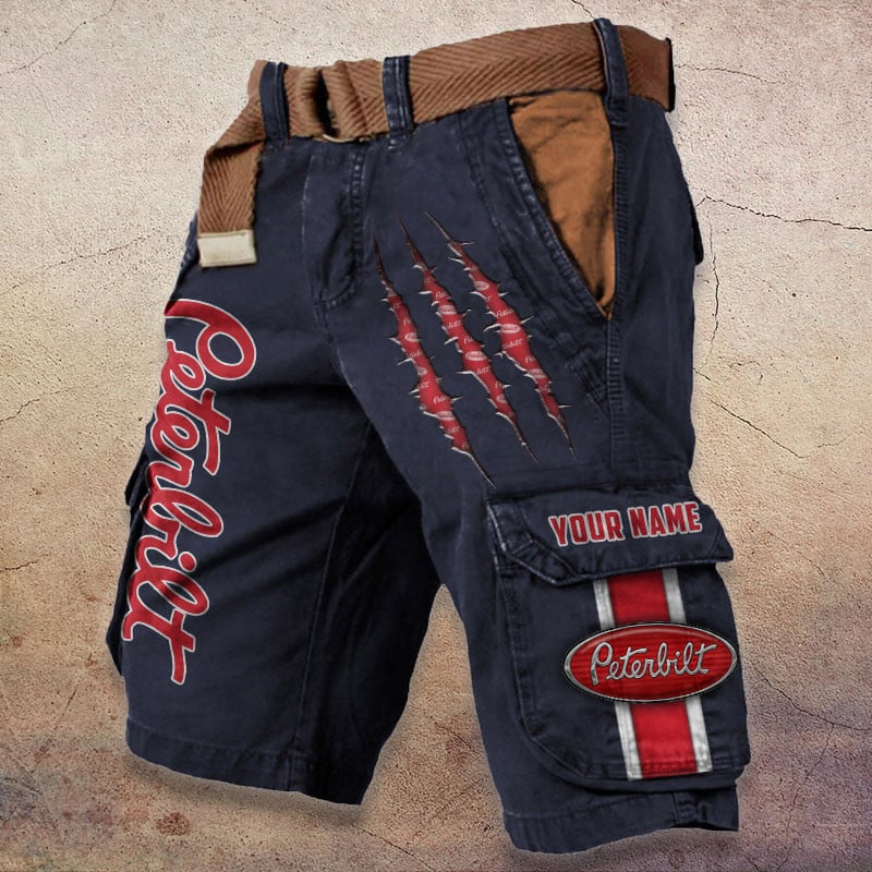 Sportswearmerch Peterbilt Truck Denim Short For Fan
