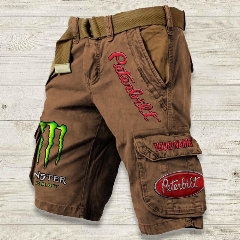 Sportswearmerch Peterbilt Truck Denim Short For Fan