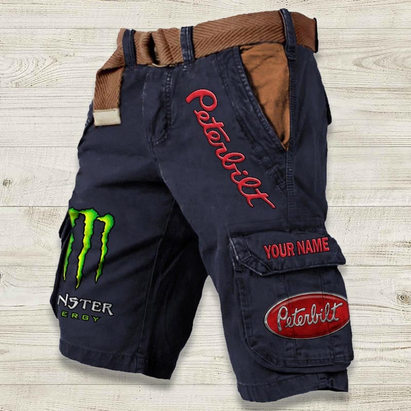 Sportswearmerch Peterbilt Truck Denim Short For Fan