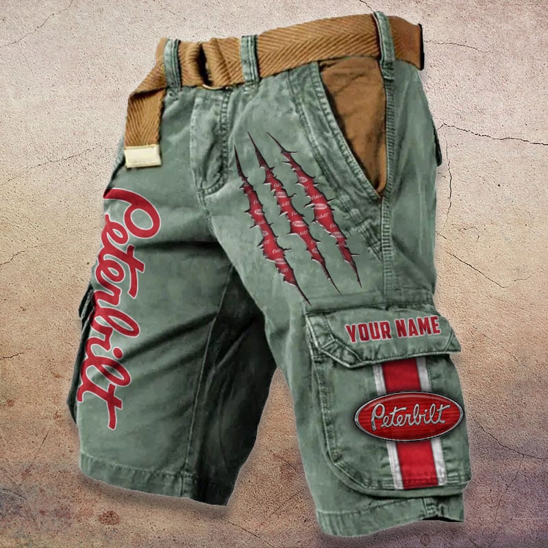 Sportswearmerch Peterbilt Truck Denim Short For Fan