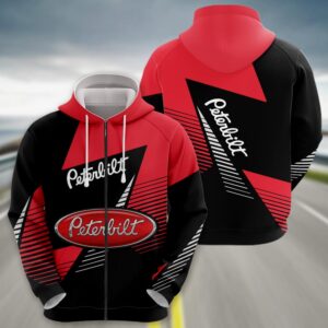 Sportswearmerch Peterbilt Truck Zip Hoodie For Fan