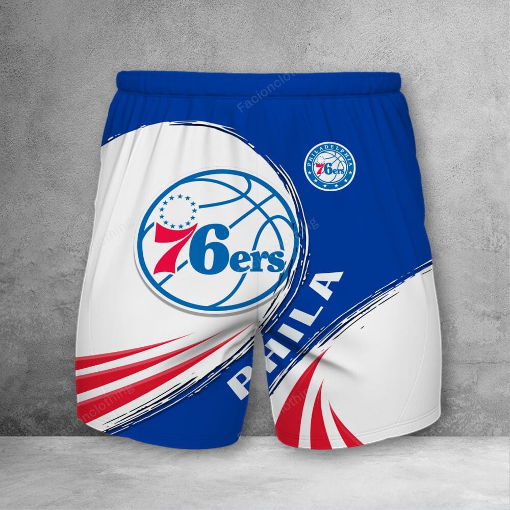Sportswearmerch Philadelphia 76ers NBA Personalized Short Pant For Fan