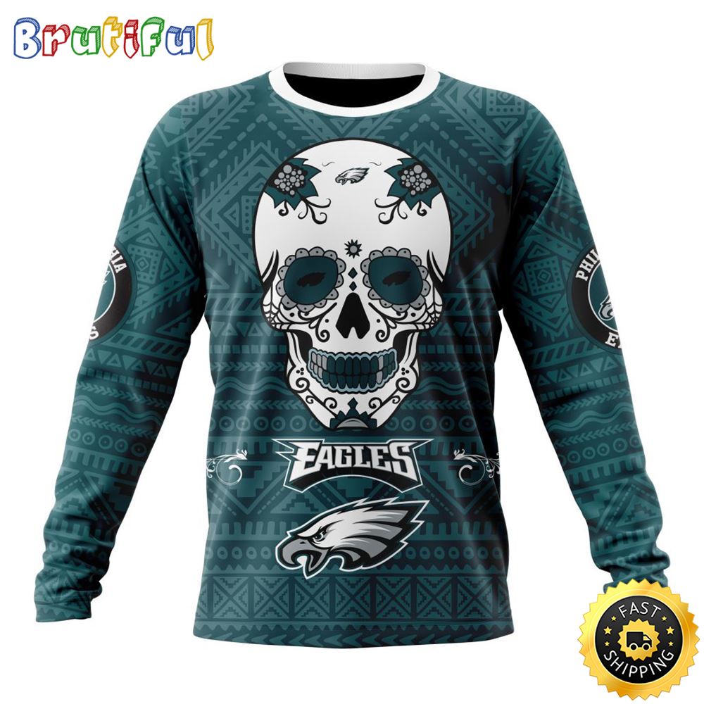 Sportswearmerch Philadelphia Eagles NFL Crewneck Personalized Sweater For Fan