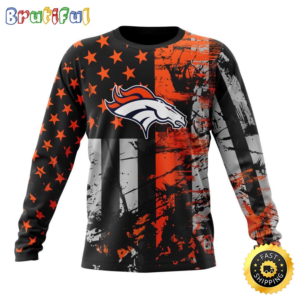 Sportswearmerch Denver Broncos NFL Crewneck Sweater For Fan