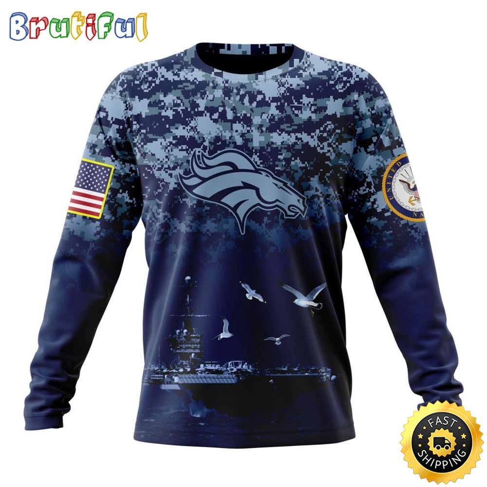 Sportswearmerch Denver Broncos NFL Crewneck Sweater For Fan