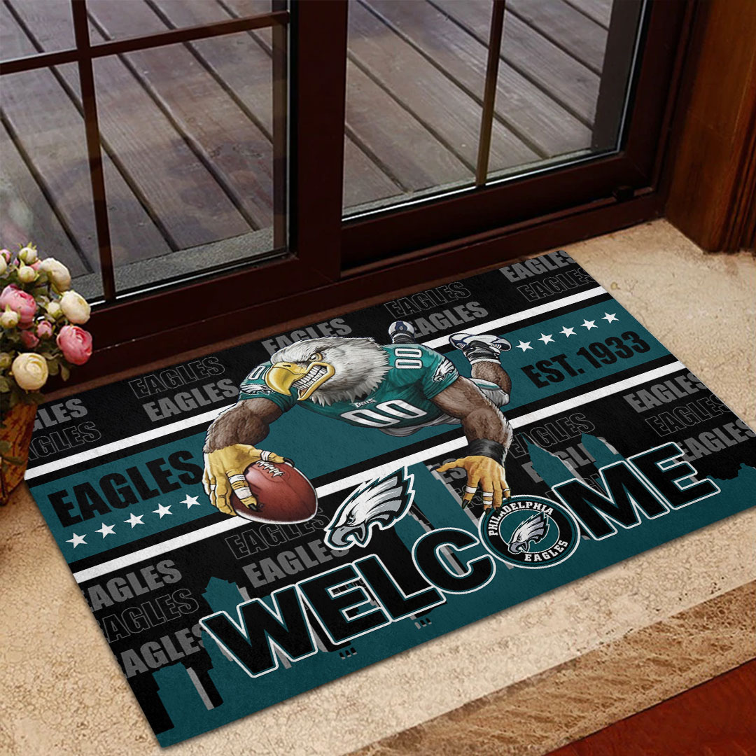 Sportswearmerch Philadelphia Eagles NFL Custom Doormat For Fan