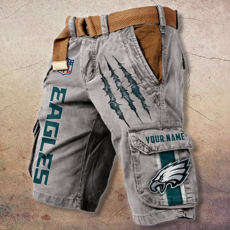 Sportswearmerch Philadelphia Eagles NFL Denim Short For Fan