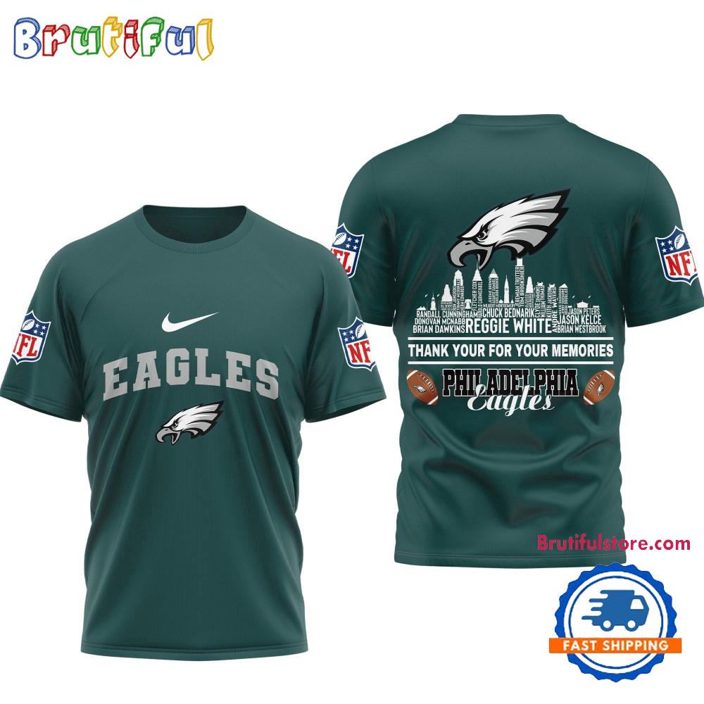 Sportswearmerch Philadelphia Eagles NFL Football Legends Of The Game 3D Shirt For Fan