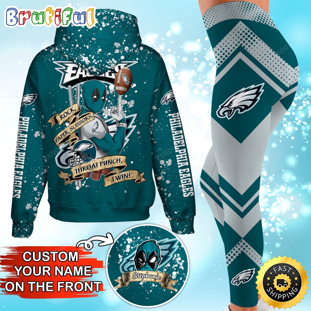 Sportswearmerch Philadelphia Eagles NFL Hoodie Leggings For Fan
